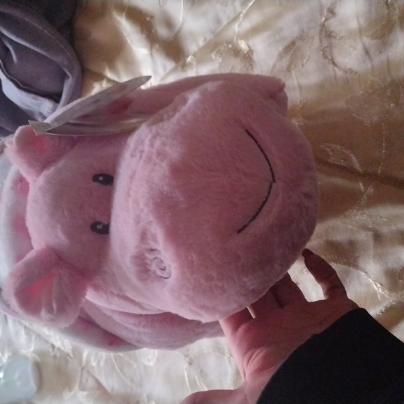 2pc set cuddle pillow and baby blanket hippopotamus - Picture 5 of 5